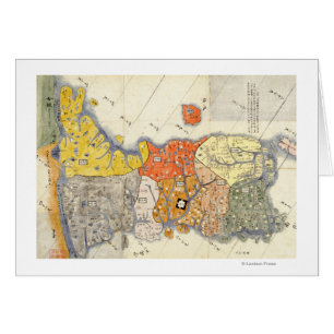 Nord- und Südkorea - Panoramakarte