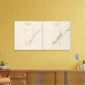 Nord- und Südsektion Leinwanddruck (Insitu (Wohnzimmer))