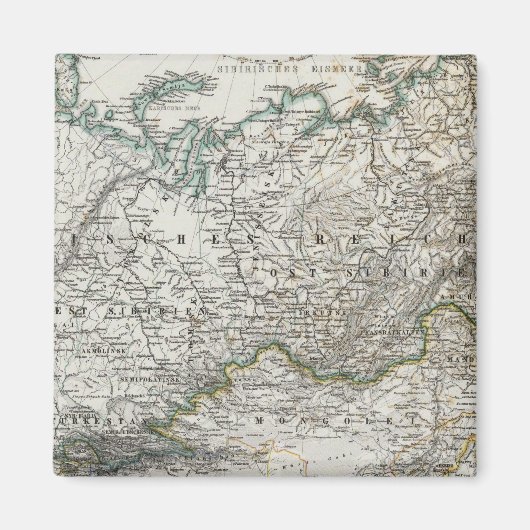 Nord- und Zentralasien Magnet (Vorne)