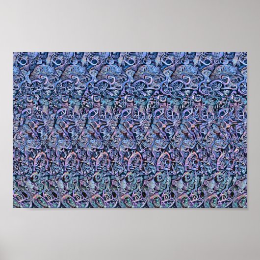 Nord - Versteckter 3D-Druck Poster (Vorne)