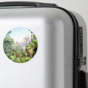 Nord - Waldszene in Westaustralien, vintage Magnet