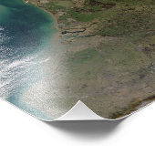 Nord-Western Europa Fotodruck (Ecke)