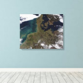 Nord-Western Europa Leinwanddruck (Insitu (Holzboden))