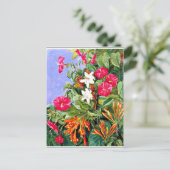 Nord - Wildblumen in Morro Velho, Brasilien Postkarte (Stehend Vorderseite)