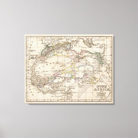 Nordafrika 2 leinwanddruck (Vorderseite)