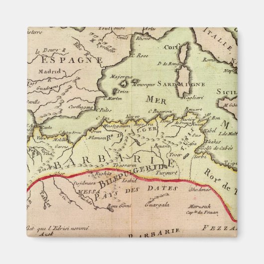 Nordafrika 2 magnet (Vorne)