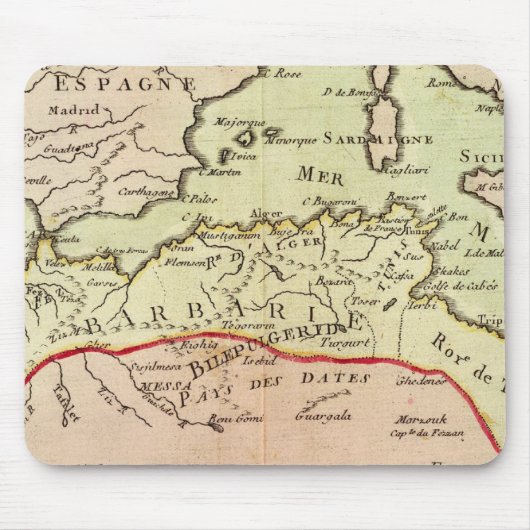 Nordafrika 2 mousepad (Vorne)