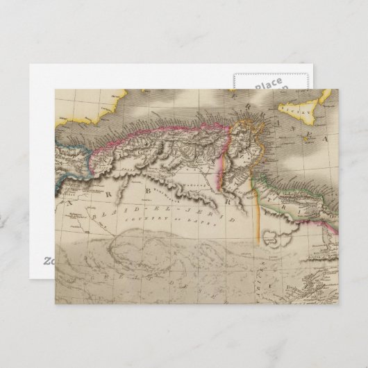 Nordafrika 2 postkarte (Vorne/Hinten)