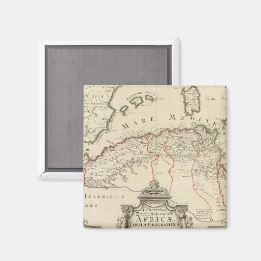 Nordafrika 3 magnet (Vorderseite/Rückseite)