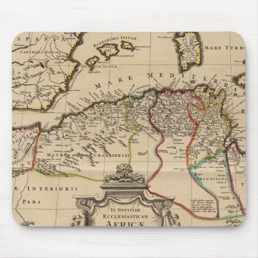 Nordafrika 3 mousepad (Vorne)