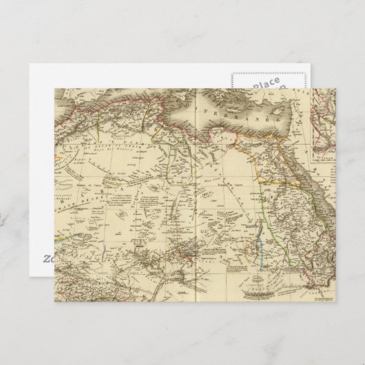 Nordafrika 3 postkarte (Vorne/Hinten)