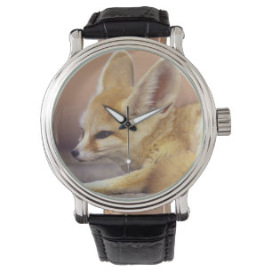 Nordafrika. Fennek (Fennecus zerda) Armbanduhr
