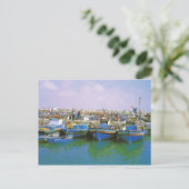 Nordafrika, Jerba, Tunesien, traditionelle Boote Postkarte (Stehend Vorderseite)