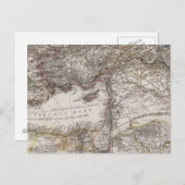 Nordafrika-Karte Postkarte (Vorne/Hinten)