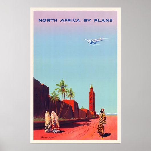 Nordafrika Marokko Kairo Ägypten Algerien Pyramide Poster (Vorne)
