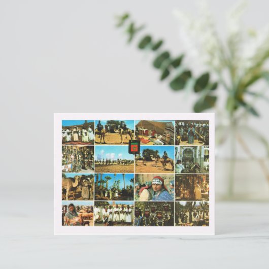 Nordafrika, Marokko, Marrakesch, Multiview Postkarte (Stehend Vorderseite)