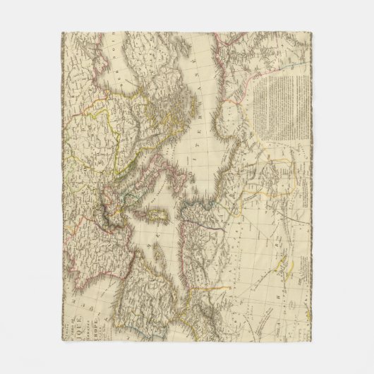 Nordafrika, Mittelmeer Fleecedecke (Vorderseite)