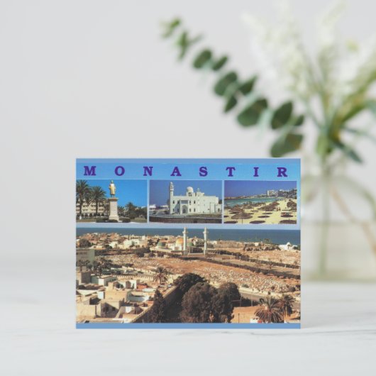 Nordafrika, Monastir, Tunesien, Multiview Postkarte (Stehend Vorderseite)