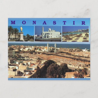 Nordafrika, Monastir, Tunesien, Multiview Postkarte