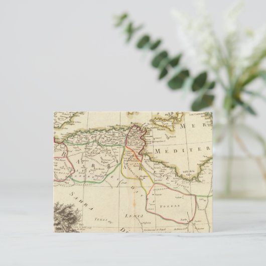 Nordafrika Postkarte (Stehend Vorderseite)