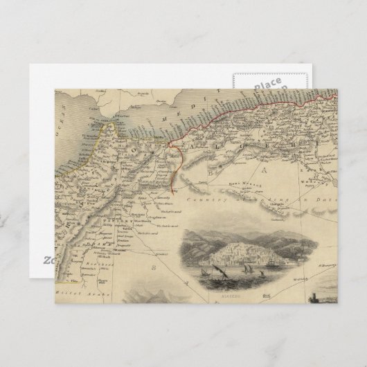 Nordafrika Postkarte (Vorne/Hinten)