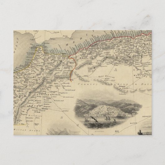 Nordafrika Postkarte (Vorderseite)