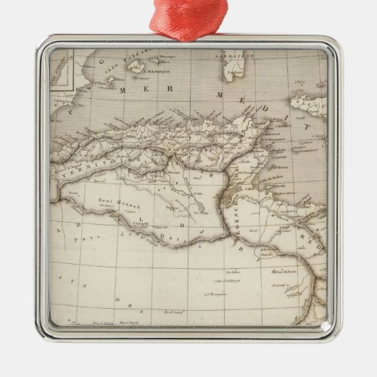 Nordafrika Silbernes Ornament (Vorne)