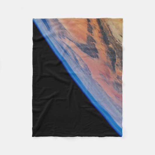 Nordafrika und die große libysche Wüste. Fleecedecke (Vorderseite)