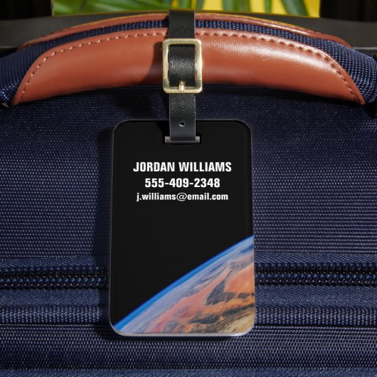 Nordafrika und die große libysche Wüste. Gepäckanhänger (Vorderseite Insitu 2)