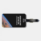 Nordafrika und die große libysche Wüste. Gepäckanhänger (Rückseite horizontal)