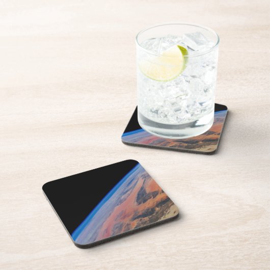 Nordafrika und die große libysche Wüste. Getränkeuntersetzer (Rechte Seite)