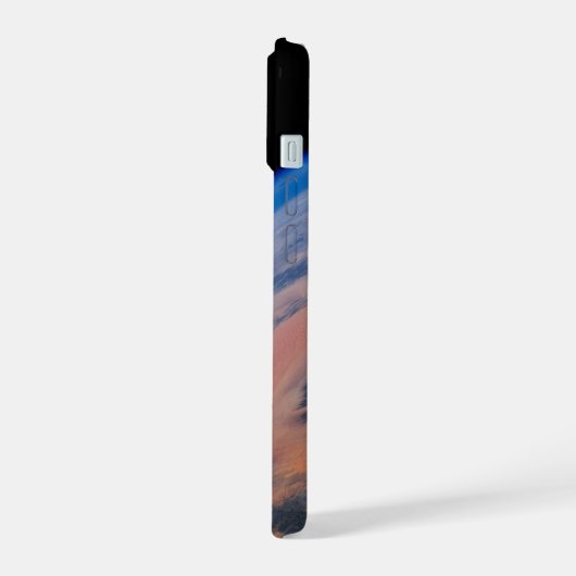 Nordafrika und die große libysche Wüste. iPhone 15 Hülle (Linke Seite)