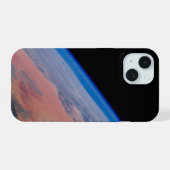 Nordafrika und die große libysche Wüste. iPhone 15 Hülle (Rückseite (Horizontal))