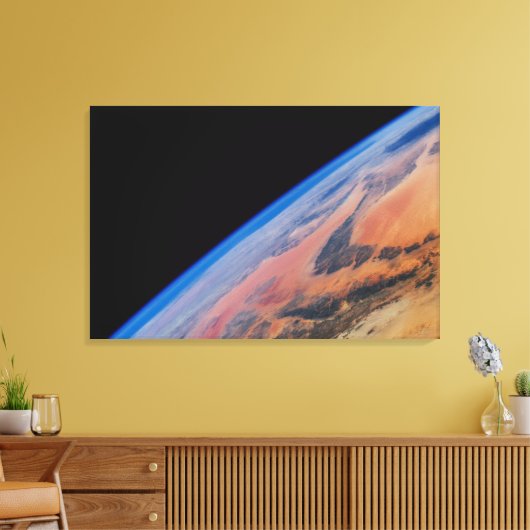 Nordafrika und die große libysche Wüste. Leinwanddruck (Insitu (Wohnzimmer))