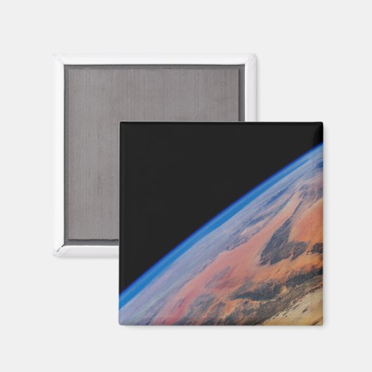 Nordafrika und die große libysche Wüste. Magnet (Vorderseite/Rückseite)