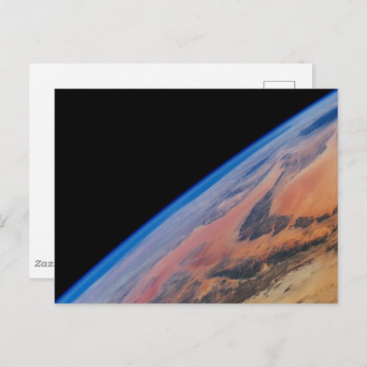 Nordafrika und die große libysche Wüste. Postkarte (Vorne/Hinten)