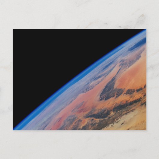 Nordafrika und die große libysche Wüste. Postkarte (Vorderseite)