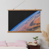 Nordafrika und die große libysche Wüste. Wandteppich Mit Holzrahmen (Schlafzimmer)