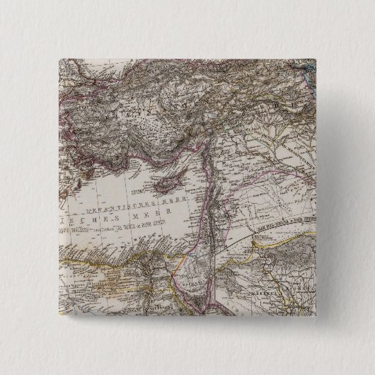 Nordafrikanische Karte Button (Vorderseite)