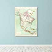 Nordamerika 10 leinwanddruck (Insitu (Holzboden))