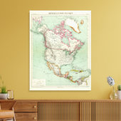 Nordamerika 10 leinwanddruck (Insitu (Wohnzimmer))