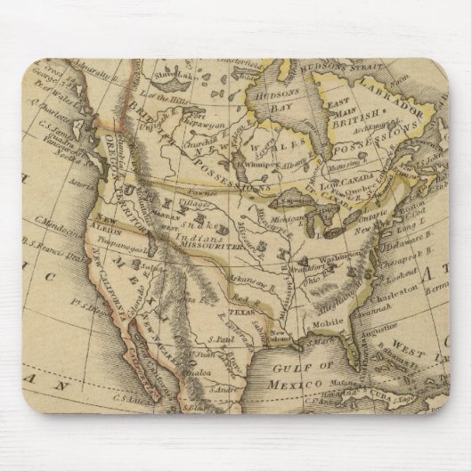 Nordamerika 10 mousepad (Vorne)