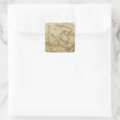 Nordamerika 10 quadratischer aufkleber (Tasche)