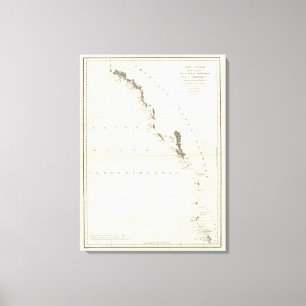 Nordamerika 12 leinwanddruck