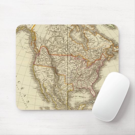 Nordamerika 13 mousepad (Mit Mouse)