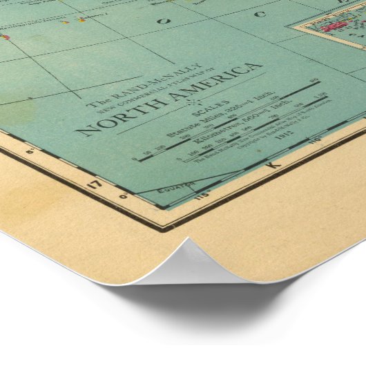 Nordamerika 13 poster (Ecke)