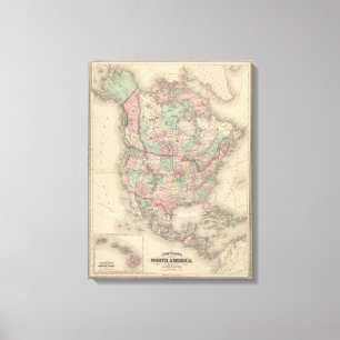 Nordamerika 14 leinwanddruck