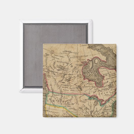 Nordamerika 14 magnet (Vorderseite/Rückseite)