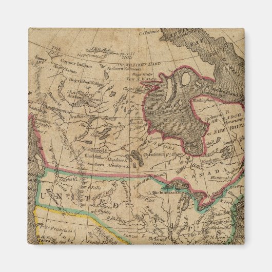 Nordamerika 14 magnet (Vorne)