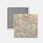 Nordamerika 14 magnet (Vorderseite/Rückseite)